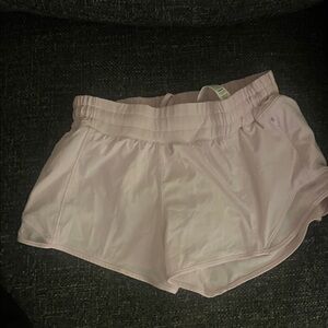 Lululemon Athletica Soft Pink Athletic Shorts